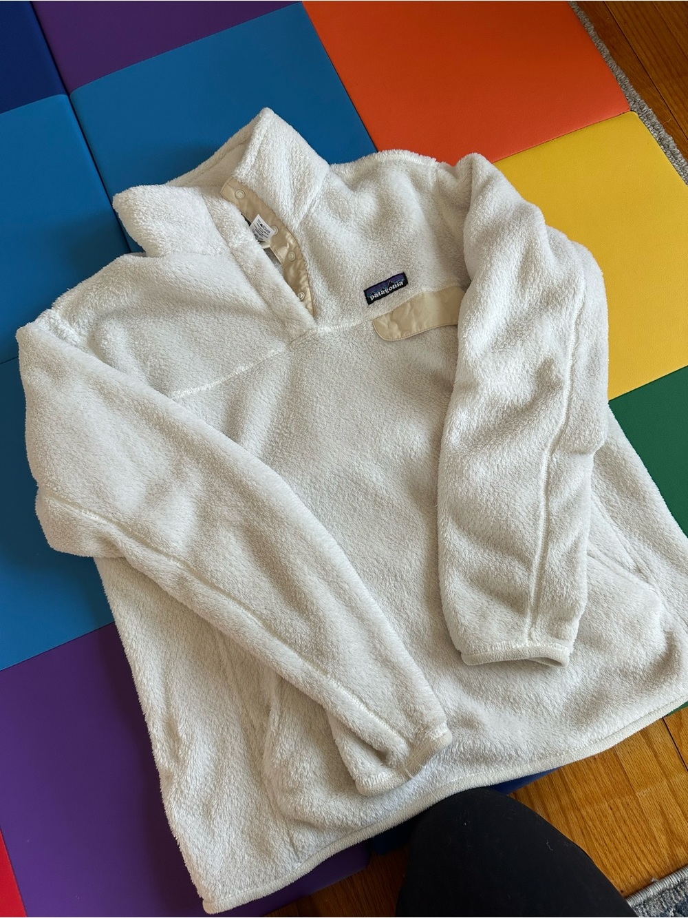 Patagonia White Re-Tool Fleece Pullover - Women’s XL